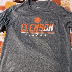 Champion Gray Clemson Tigers Long Sleeve Shirt